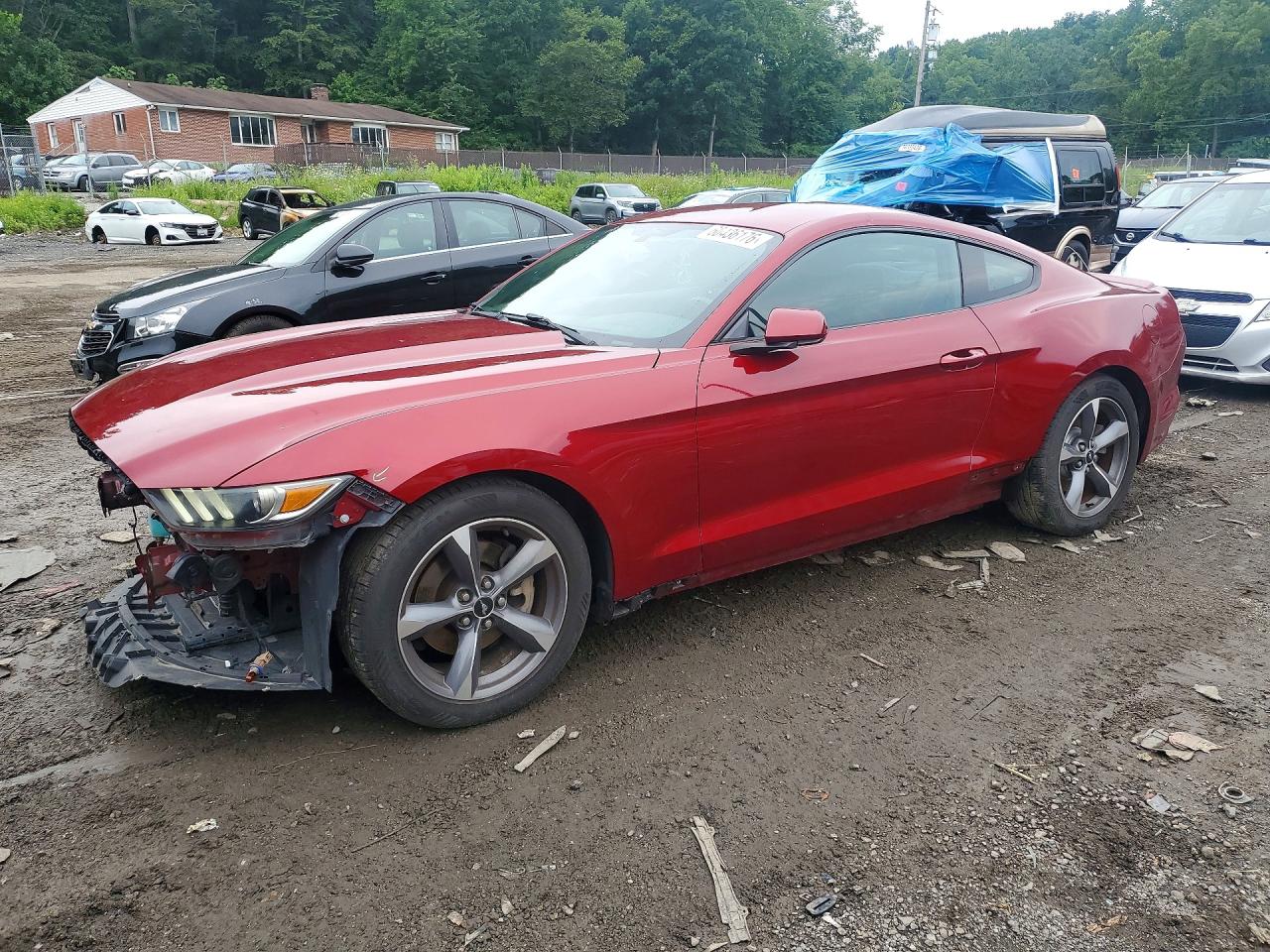 2015 Ford Mustang V6, VIN 1FA6P8AM9F5381208 — Front end