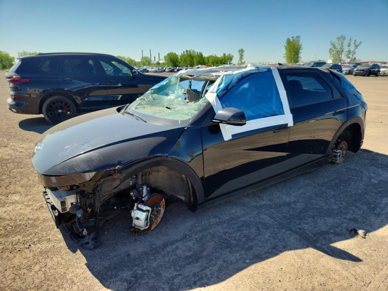 2024 Hyundai Ioniq 5 SEL, VIN KM8KNDDF2RU313505 — Vandalism
