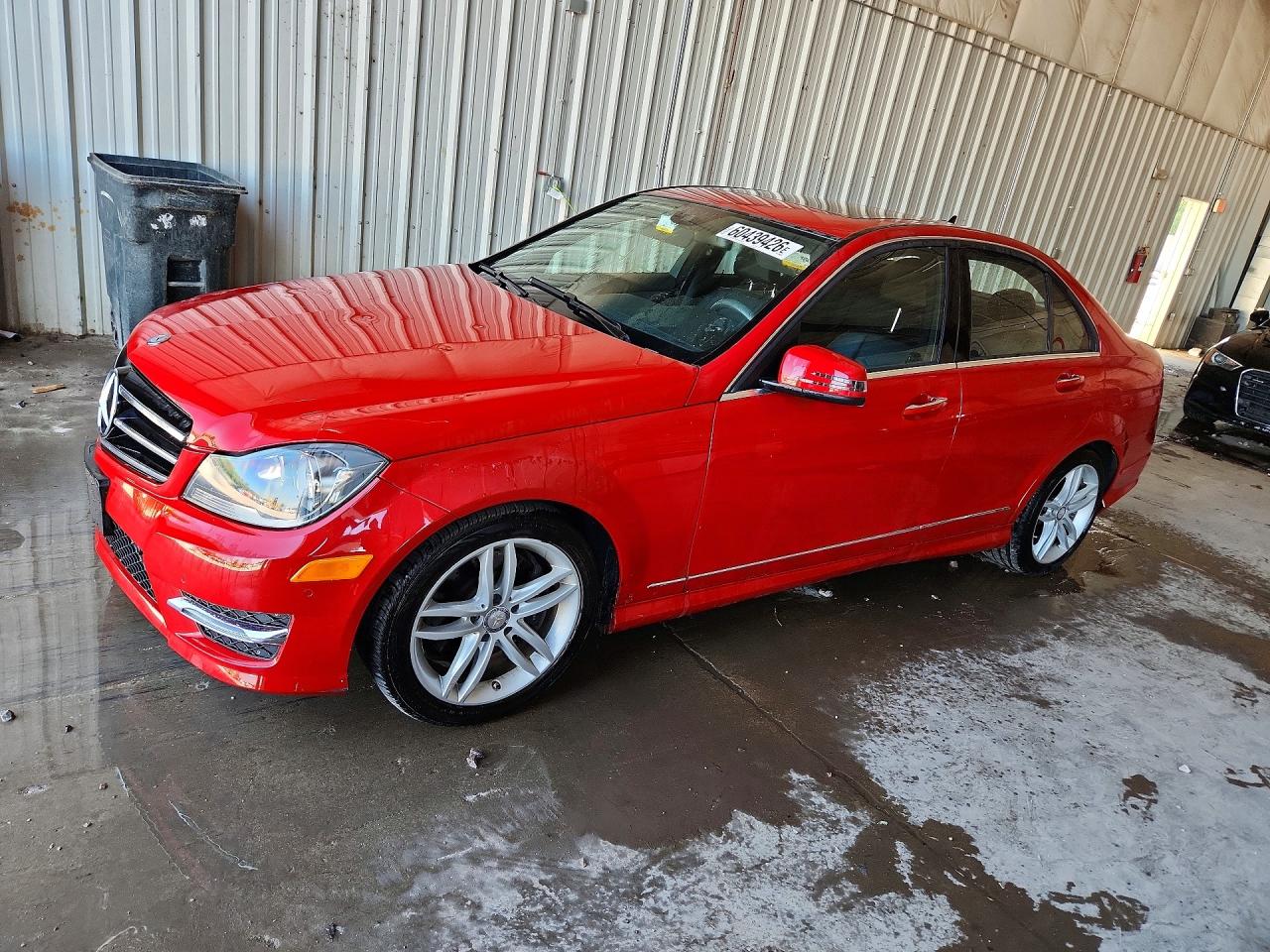 2014 Mercedes-Benz C 300 Sport, VIN WDDGF8AB0ER308872 — Hail