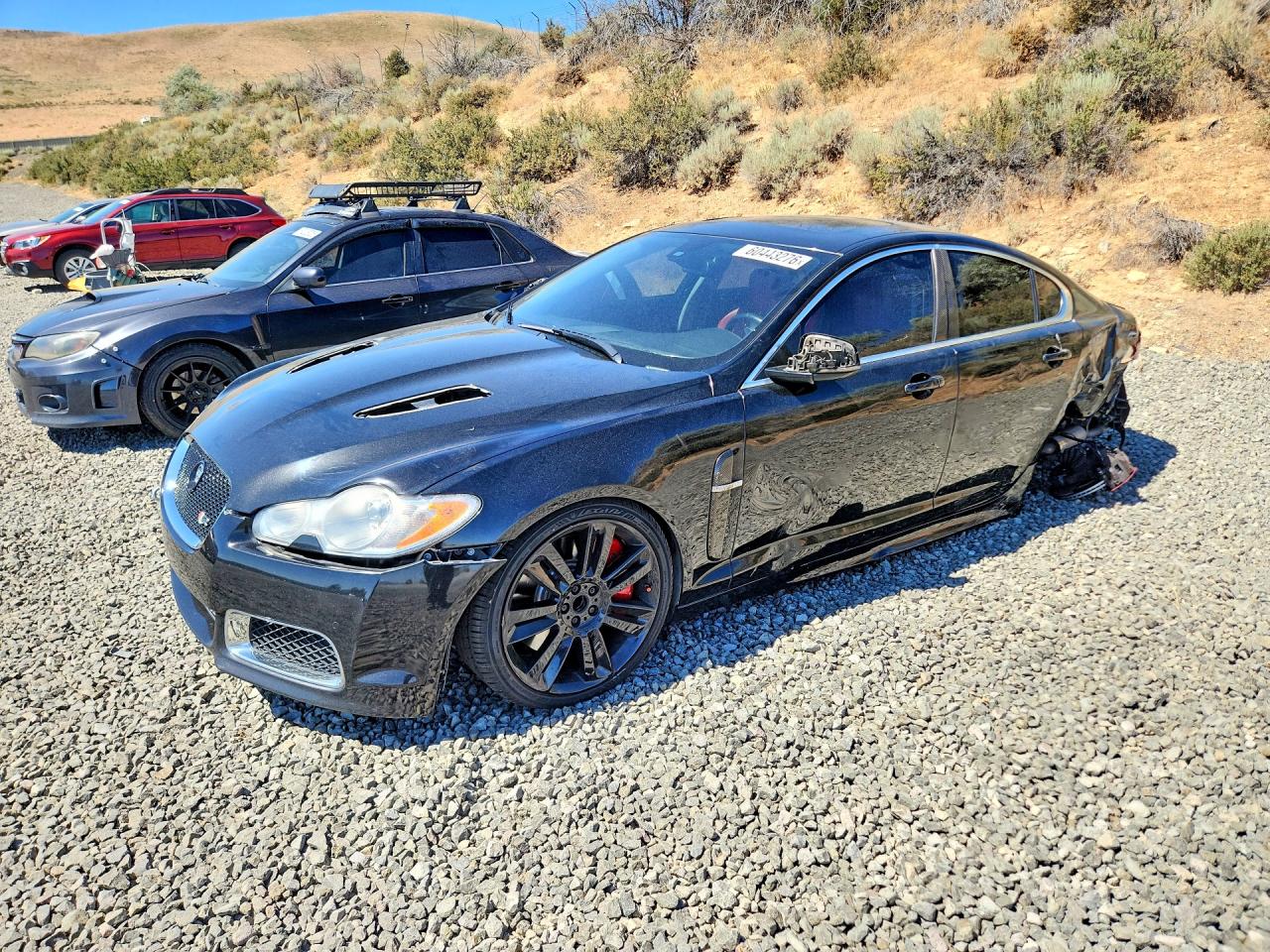 2010 Jaguar XF XFR, VIN SAJWA0JC7AMR63778 — Rear end