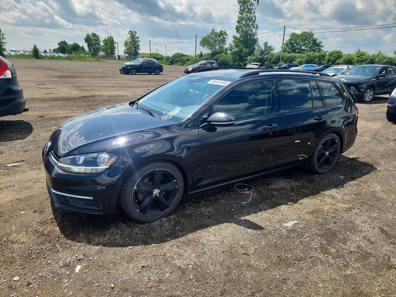 2019 Volkswagen Golf S, VIN 3VW117AU8KM506622 — Rear end