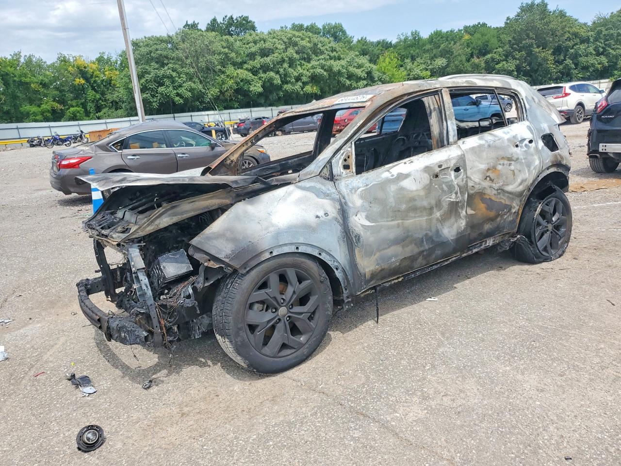 2020 Kia Sportage S, VIN KNDP6CAC4L7831732 — Burn