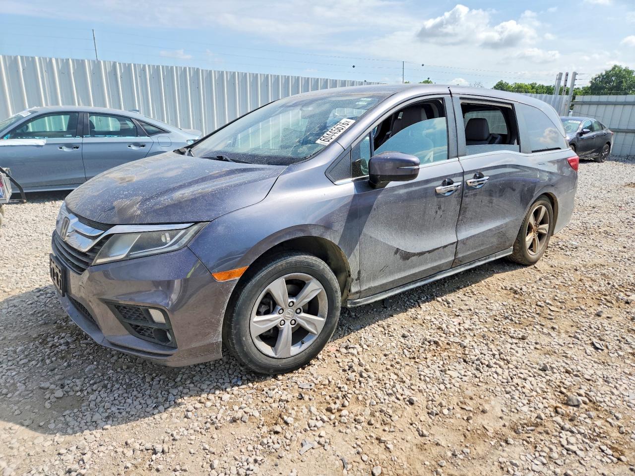 2019 Honda Odyssey EX, VIN 5FNRL6H52KB013497 — Rear end