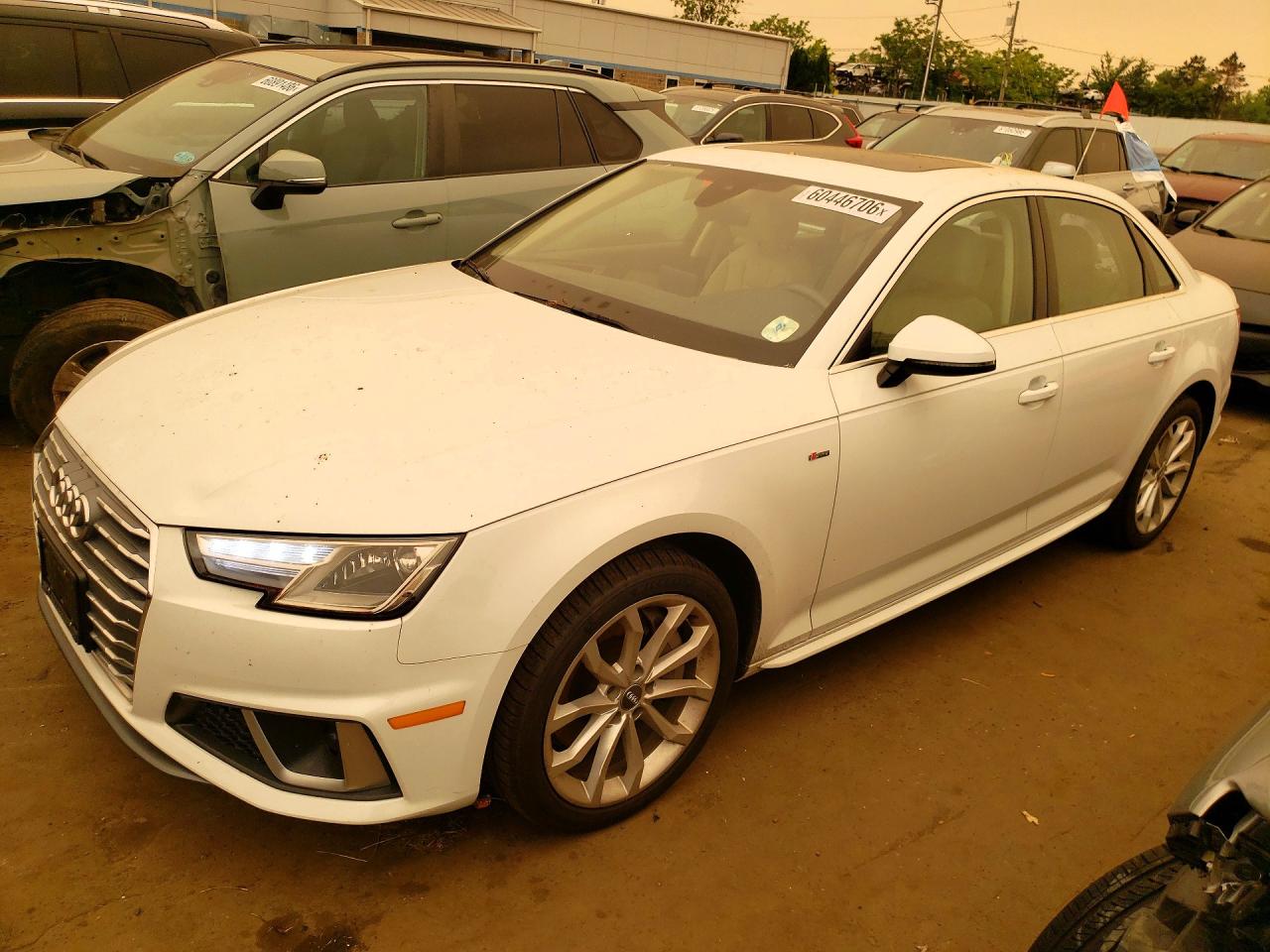 2019 Audi A4 Premium, VIN WAUDNAF4XKA113550 — Roof