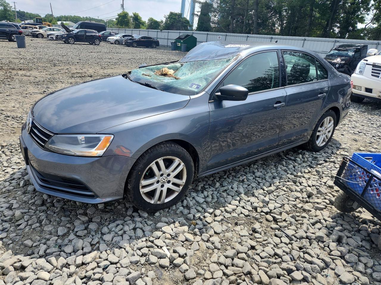 2015 Volkswagen Jetta S, VIN 3VW2K7AJ5FM231286 — Крыша