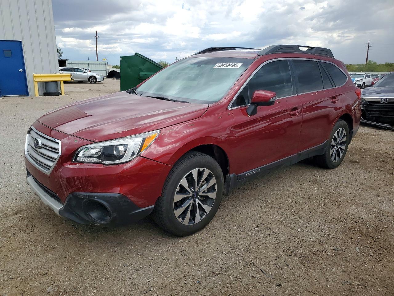 2016 Subaru Outback Limited, VIN 4S4BSAJC2G3294703 — Front end