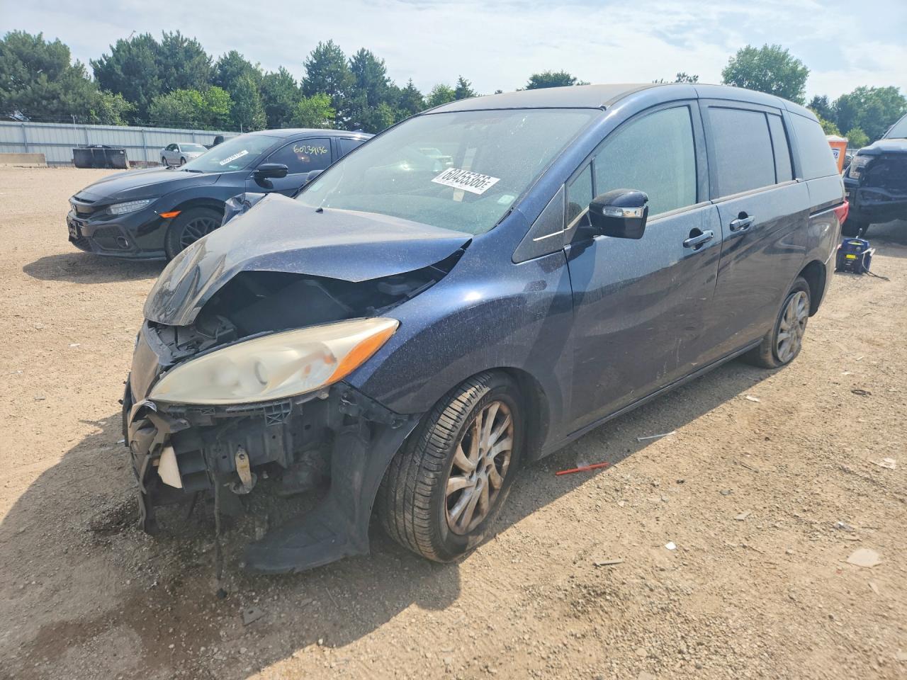 2014 Mazda 5 Sport, VIN JM1CW2BL6E0169252 — Front end