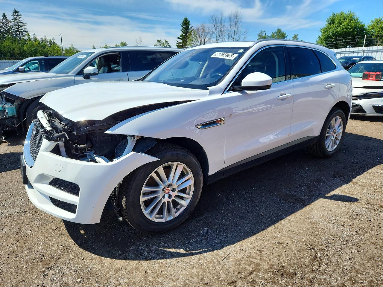 2020 Jaguar F-Pace 30t Prestige, VIN SADCK2GX1LA631087 — Front end