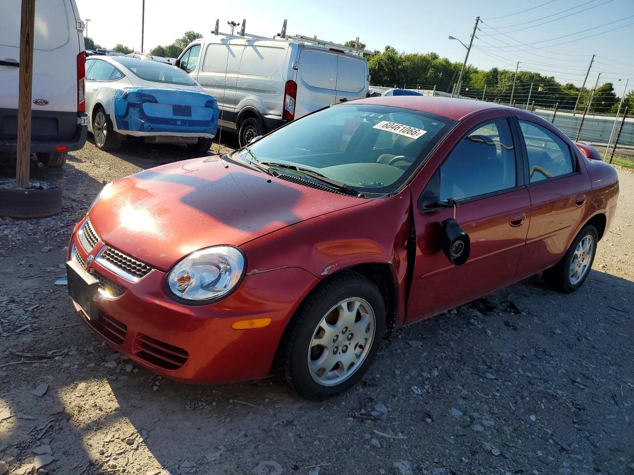 2003 Dodge Neon SXT, VIN 1B3ES56C83D107018 — Front end