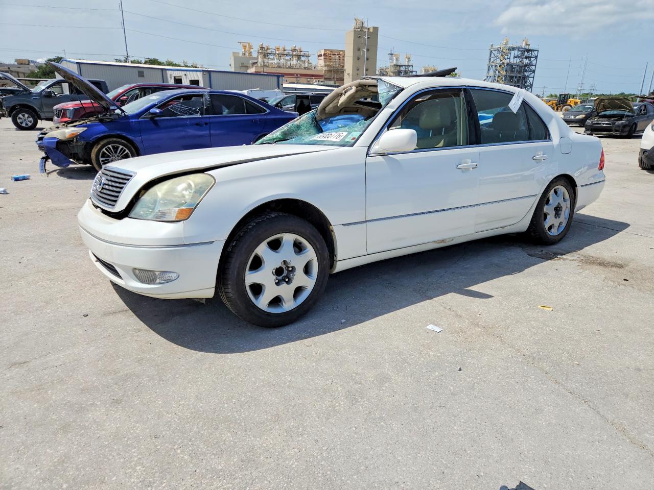 2003 Lexus LS 430, VIN JTHBN30F930093717 — Rollover
