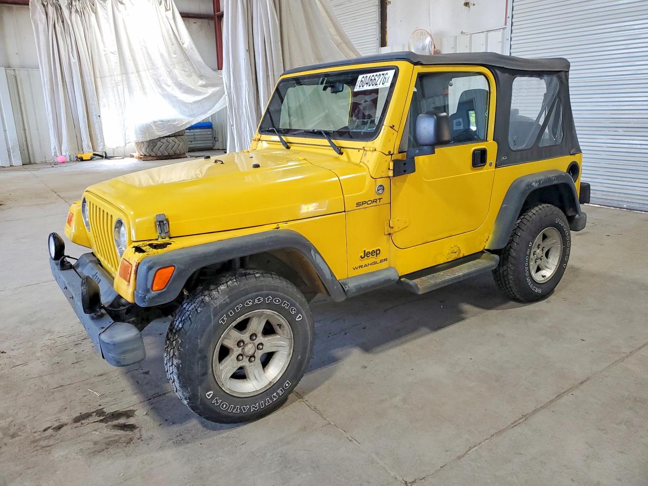 2006 Jeep Wrangler Sport, VIN 1J4FA49S76P769611 — Front end
