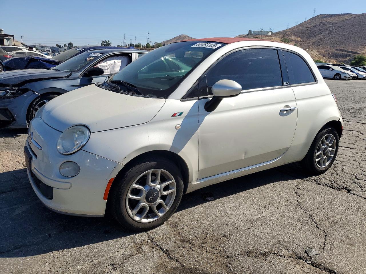 2013 FIAT 500 Pop, VIN 3C3CFFDR2DT748592 — Rear end