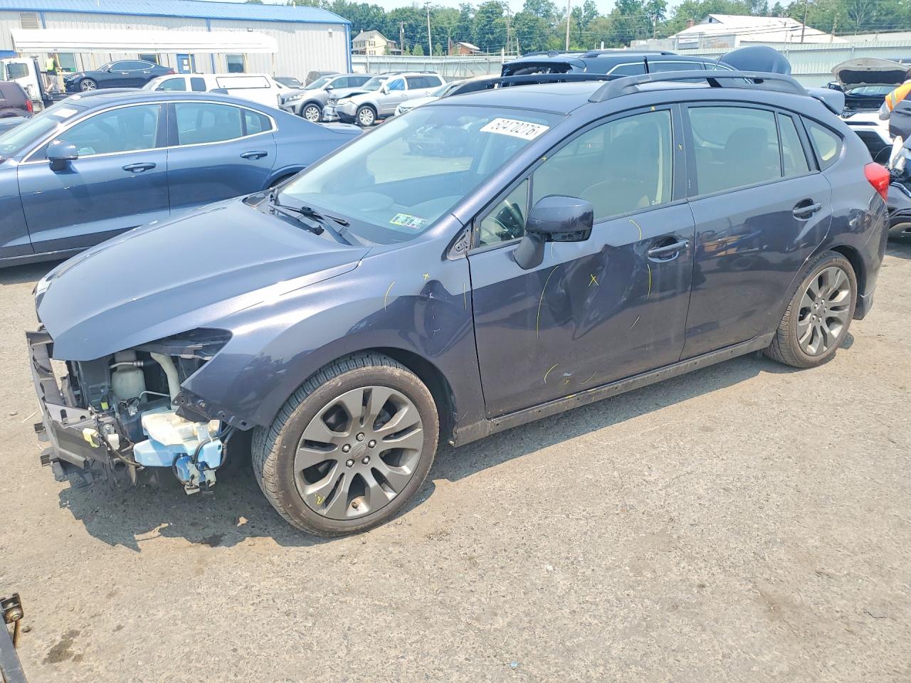 2013 Subaru Impreza Special Sports Limited, VIN JF1GPAU69D2857433 — Front end