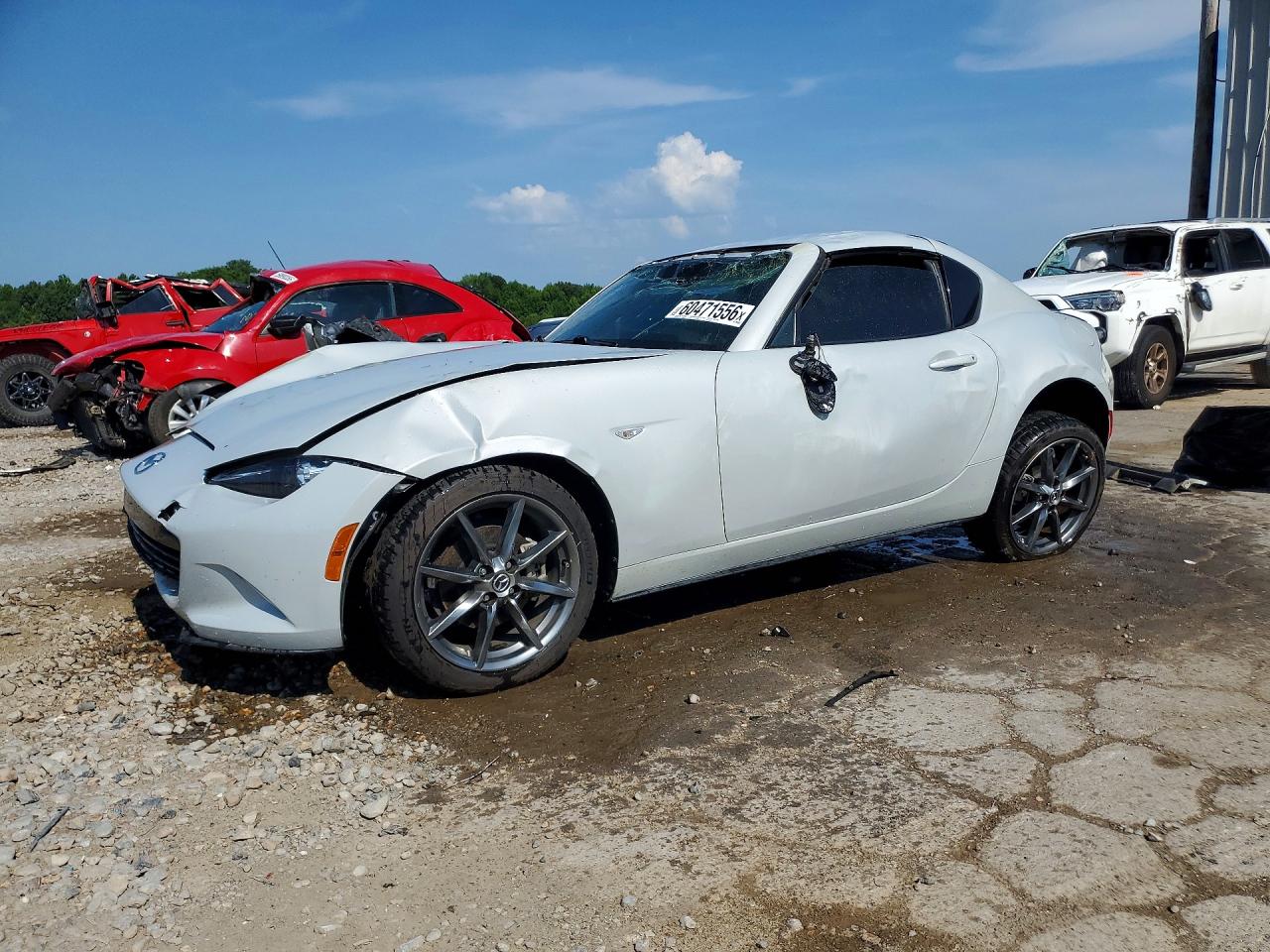 2017 Mazda MX-5 Miata Grand Touring, VIN JM1NDAM74H0107801 — Rollover