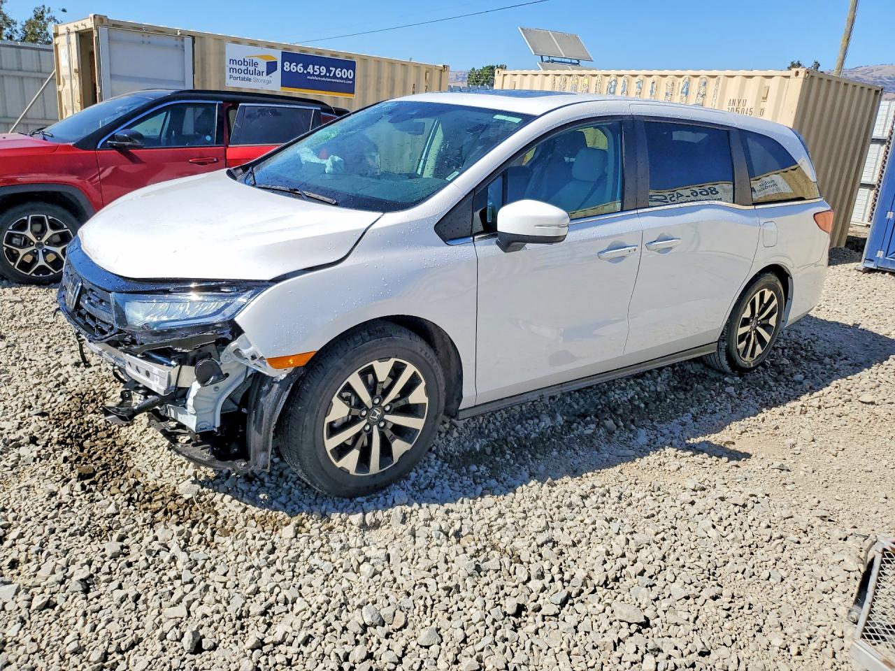 2026 Honda Odyssey EX-L, VIN 5FNRL6H68TB041749 — Front end