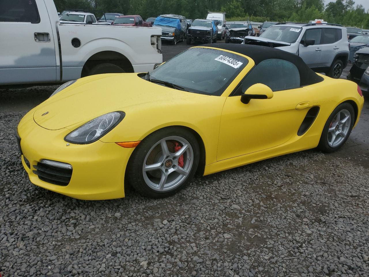 2013 Porsche Boxster S, VIN WP0CB2A8XDS134001 — Stripped