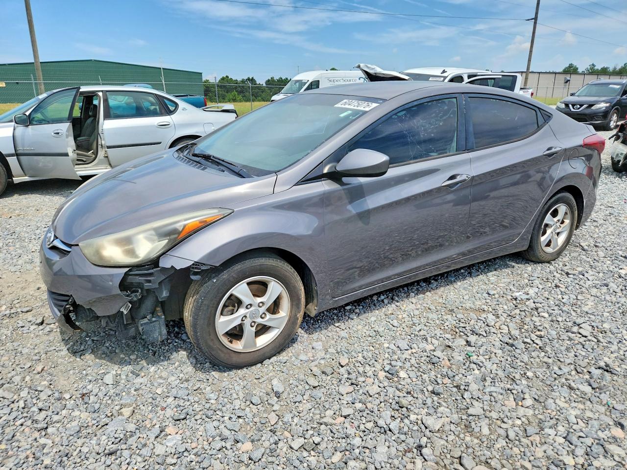 2014 Hyundai Elantra SE, VIN 5NPDH4AE4EH479903 — Front end