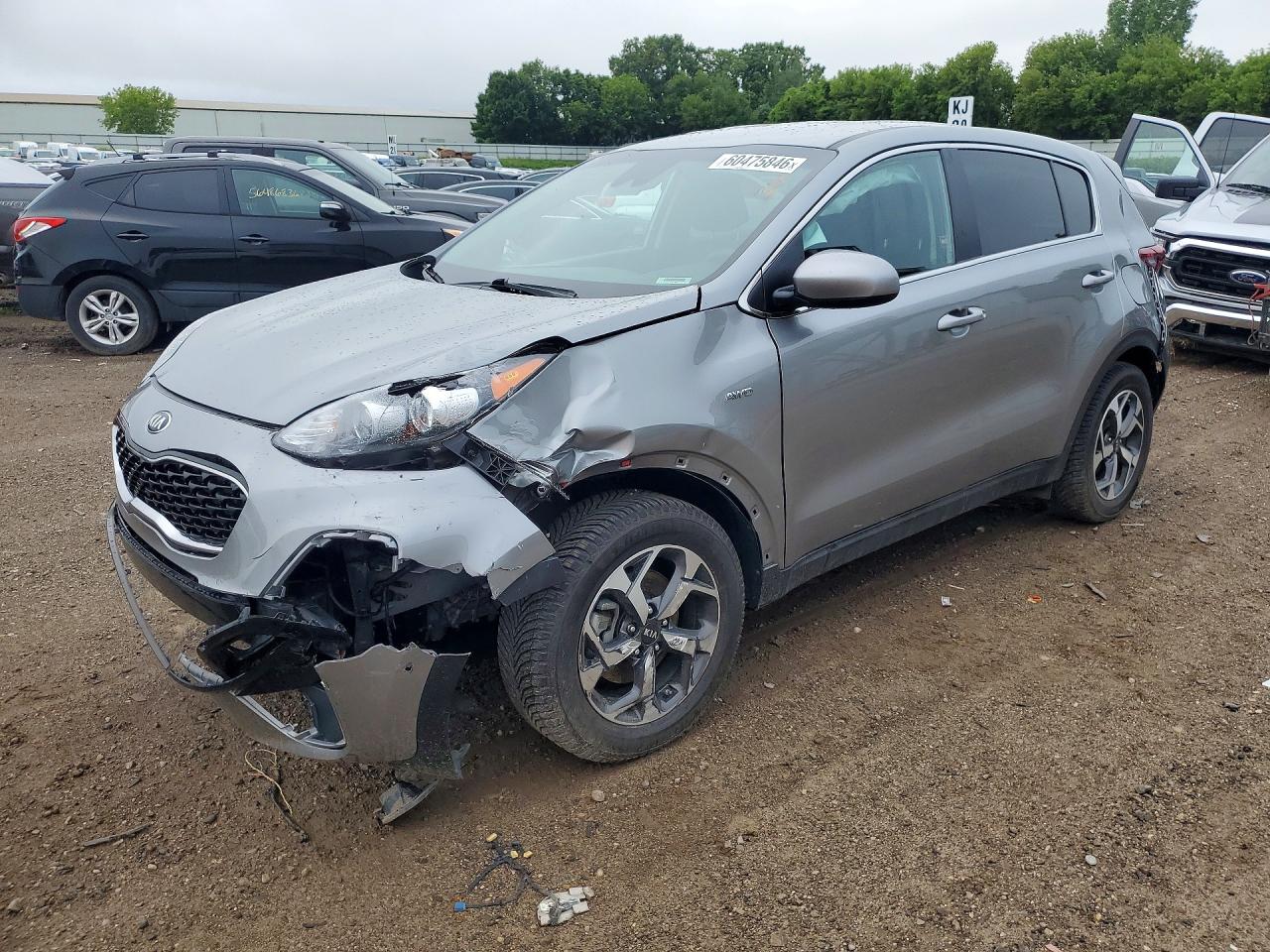 2020 Kia Sportage LX, VIN KNDPMCAC6L7710206 — Front end