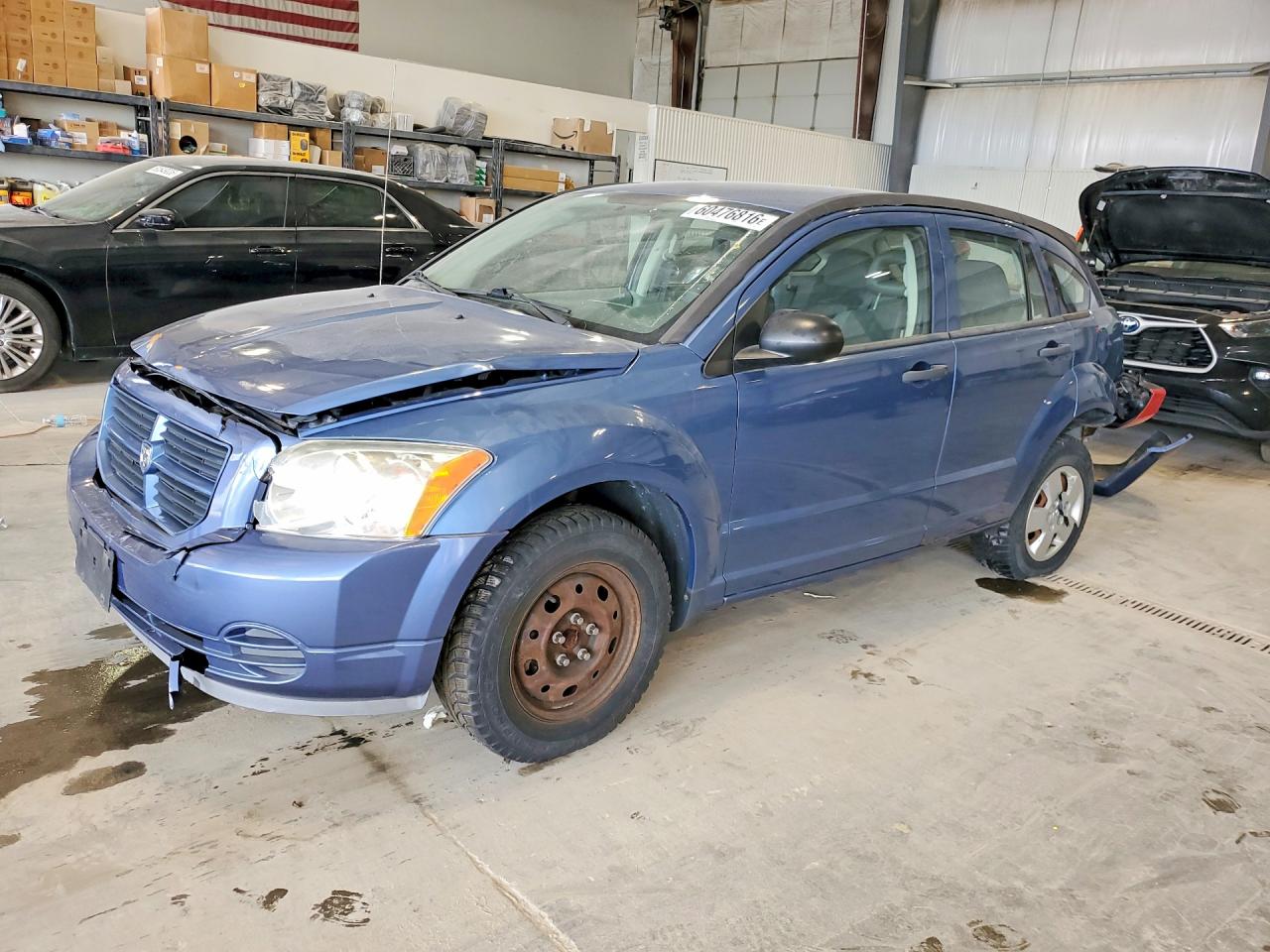 2007 Dodge Caliber, VIN 1B3HB28B47D558968 — Зад