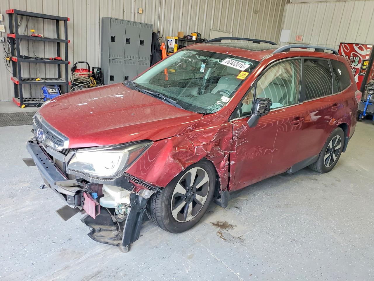 2018 Subaru Forester Limited, VIN JF2SJARC7JH540698 — Front end