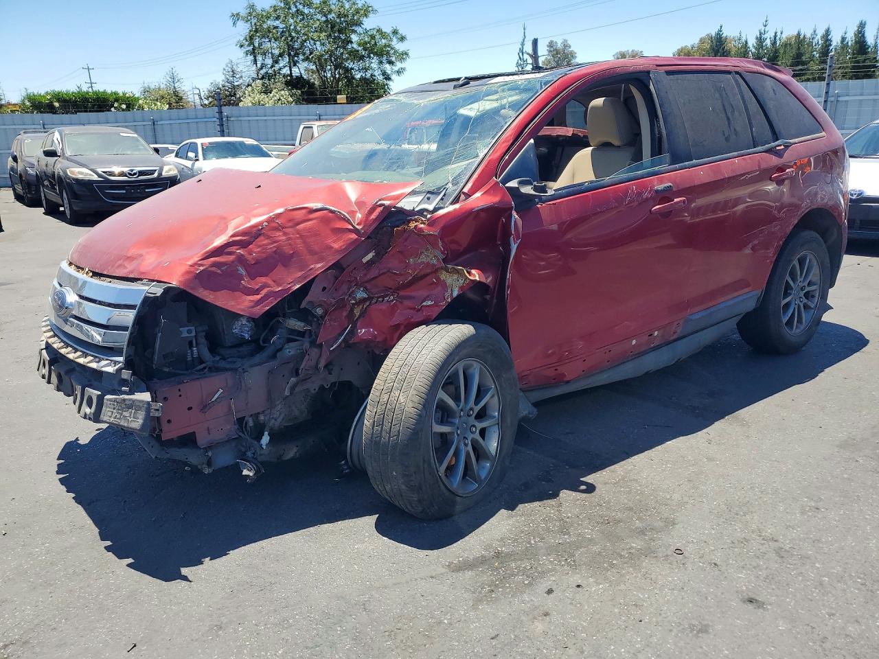 2008 Ford Edge SEL, VIN 2FMDK38C58BB34133 — Rollover