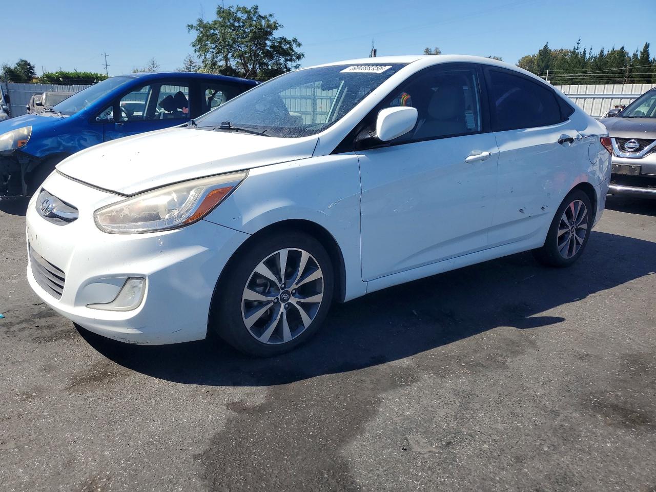 2015 Hyundai Accent GLS, VIN KMHCU4AE0FU923966 — Зад