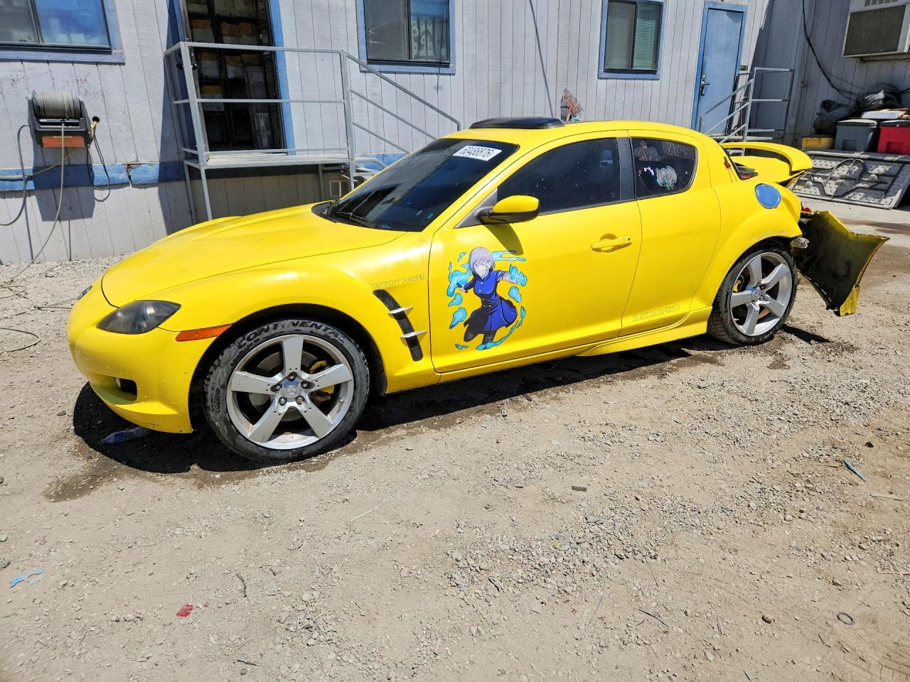 2004 Mazda RX-8, VIN JM1FE173740136052 — Зад