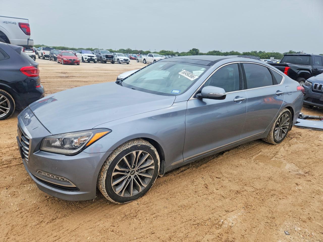 2017 Genesis G80 3.8L, VIN KMHGN4JE2HU187954 — Перед