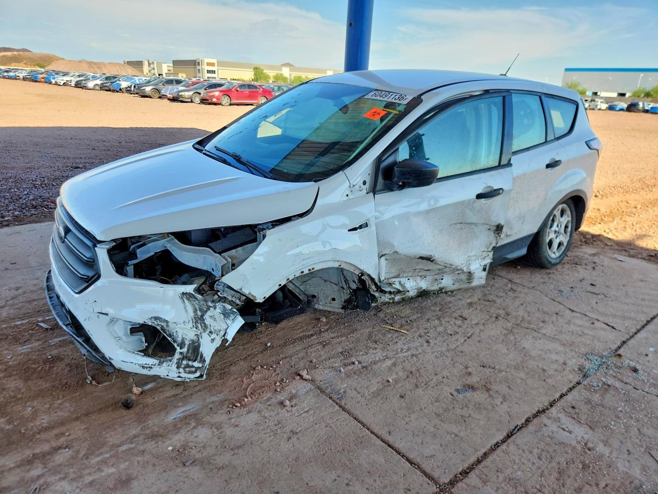 2018 Ford Escape S, VIN 1FMCU0F78JUA56487 — All over