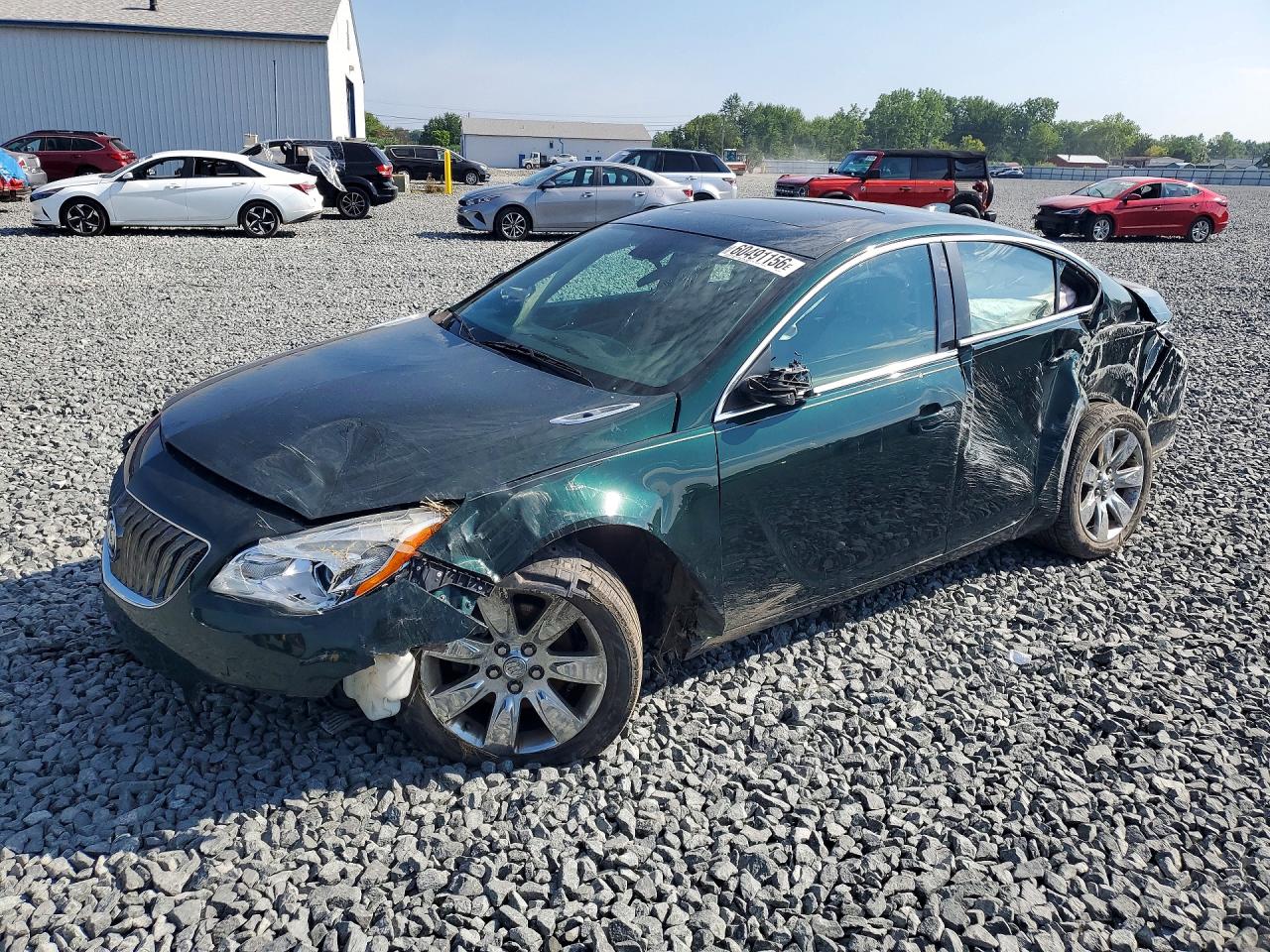 2015 Buick Regal Premium I, VIN 2G4GN5EX9F9241973 — Front end