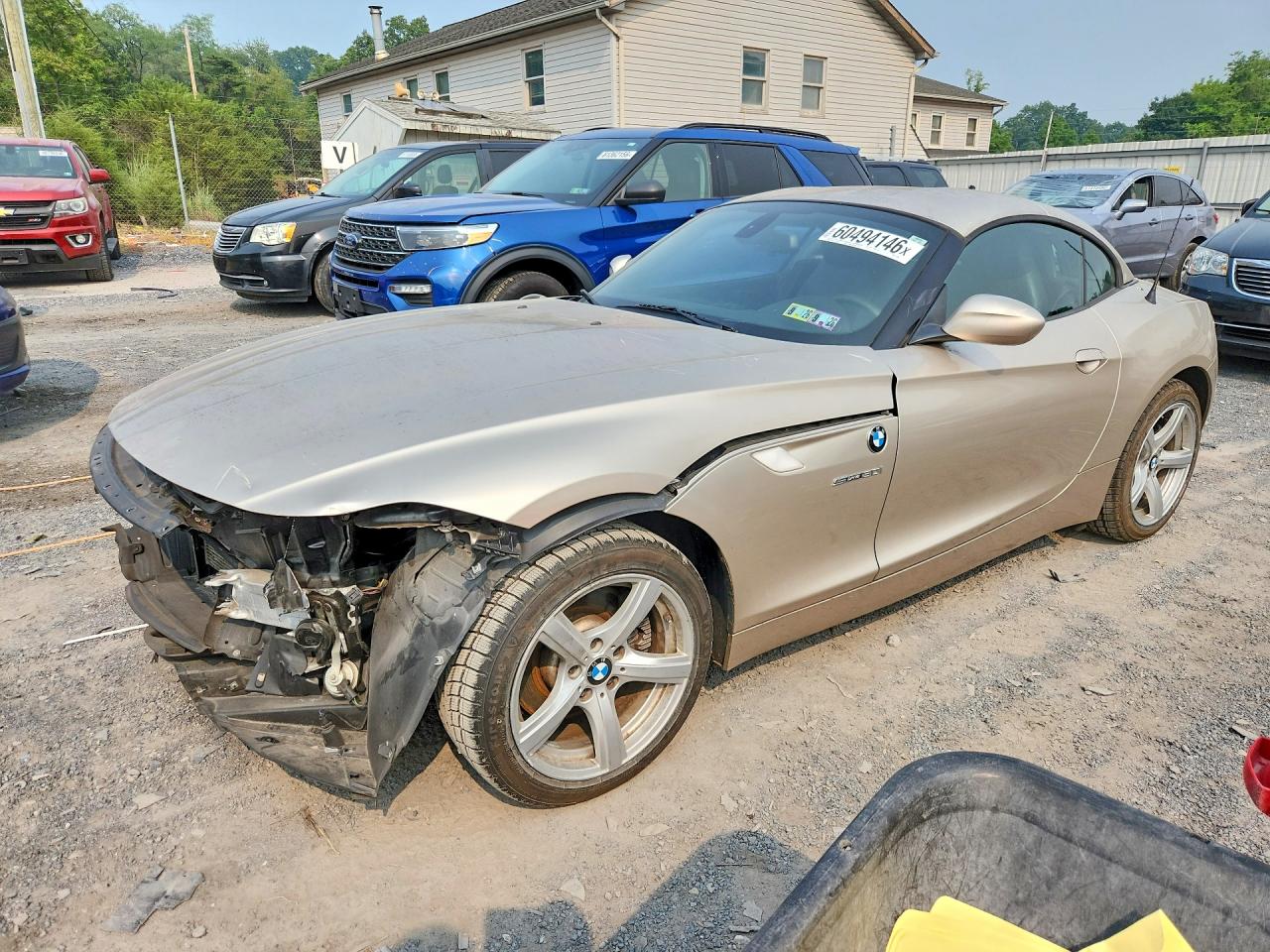 2011 BMW Z4 sDrive30i, VIN WBALM5C55BE379862 — Front end