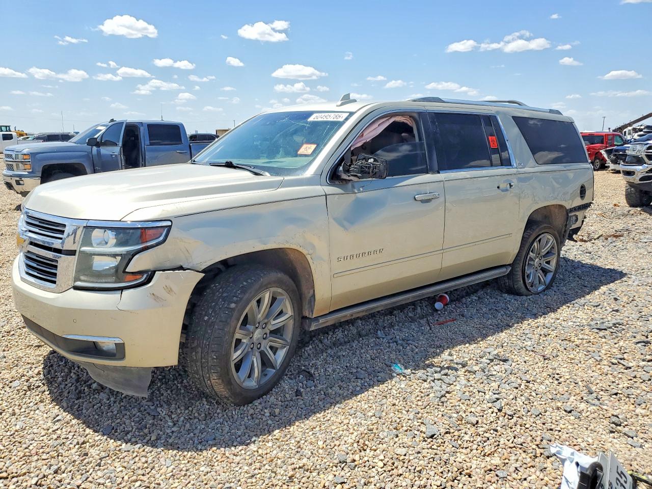 2016 Chevrolet Suburban LTZ, VIN 1GNSKJKC4GR100034 — Rear end