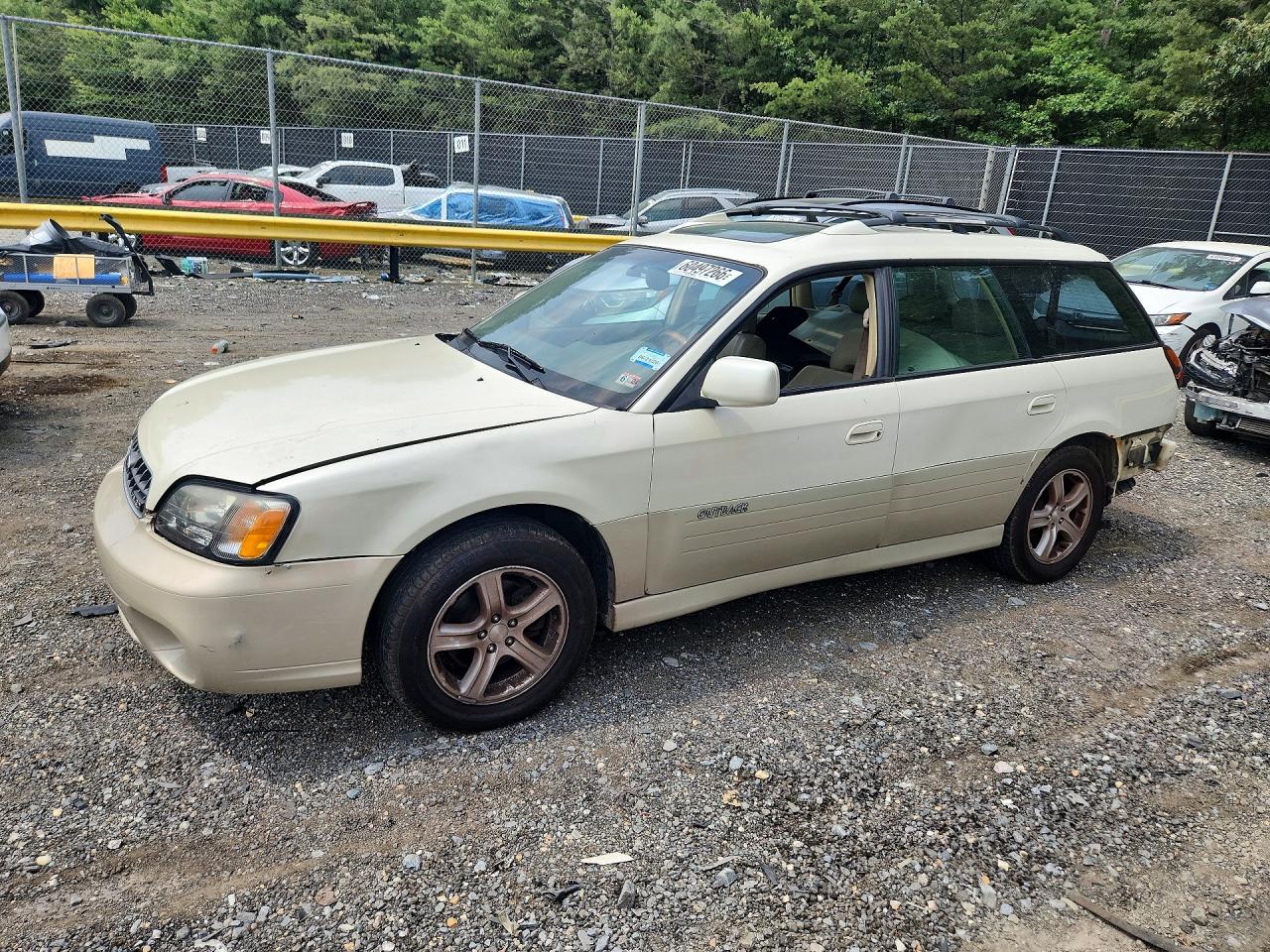 2004 Subaru Legacy Outback L.L. Bean, VIN 4S3BH806747607739 — Зад