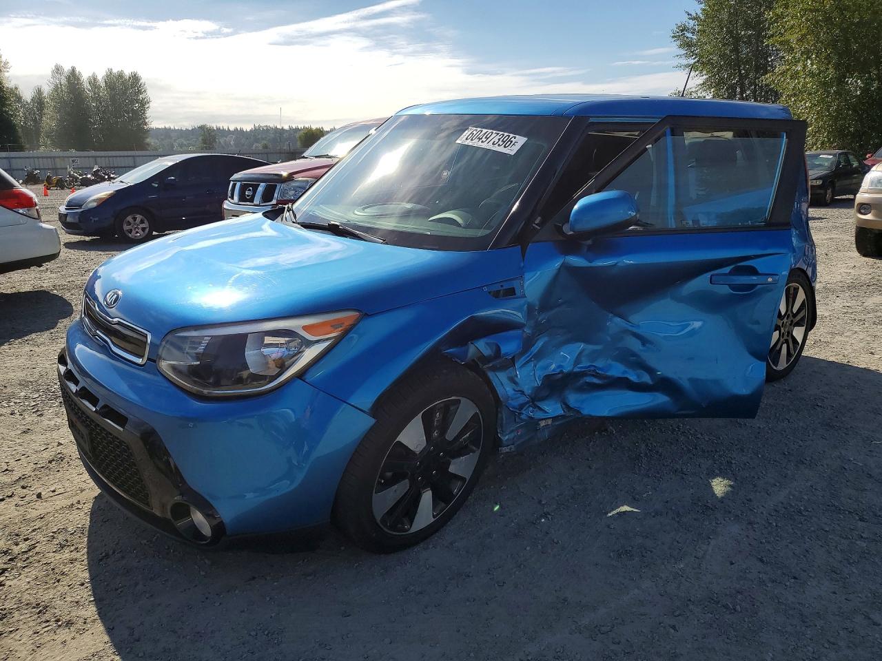 2016 Kia Soul +, VIN KNDJP3A53G7386149 — Side