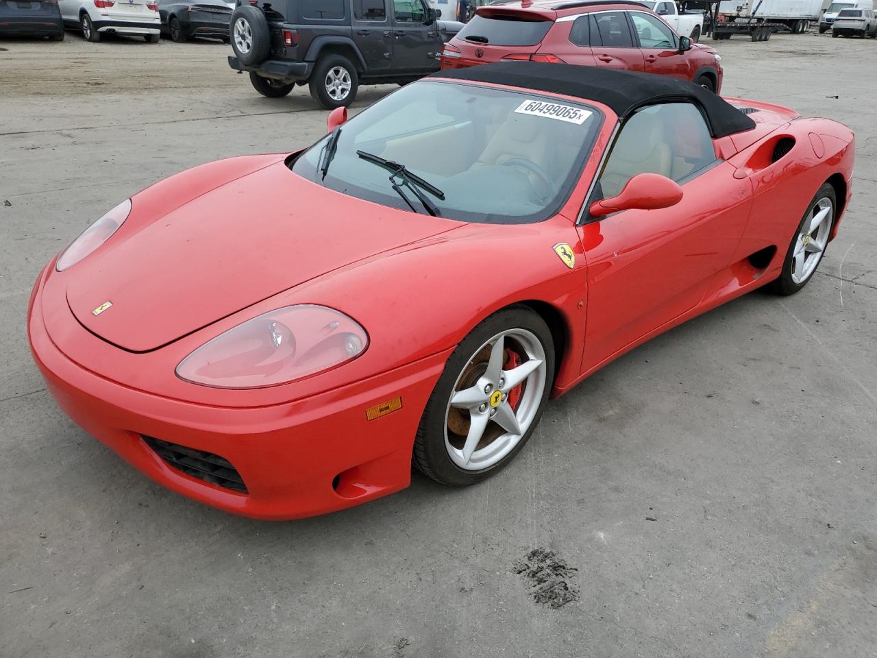 2004 Ferrari 360 Spider, VIN ZFFYT53A940136503 — Normal wear