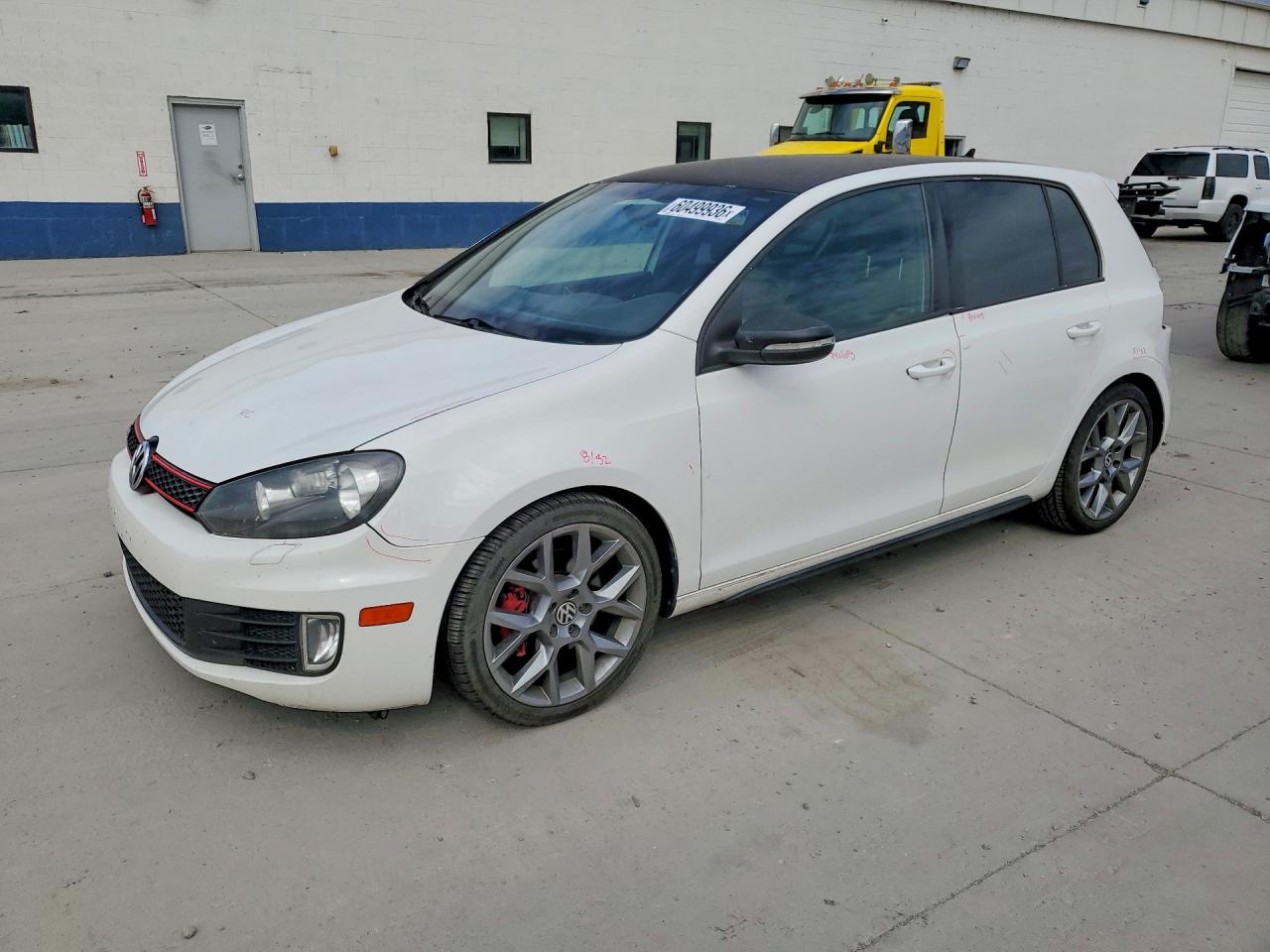 2013 Volkswagen Golf GTI, VIN WVWHV7AJ3DW129633 — Rear end