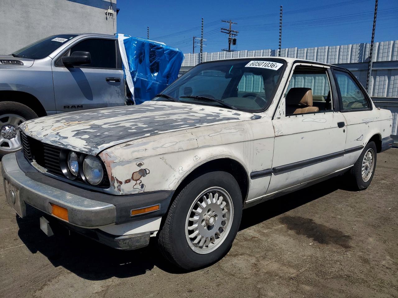 1987 BMW 3 Series 325, VIN WBAAB5409H9807112 — Stripped