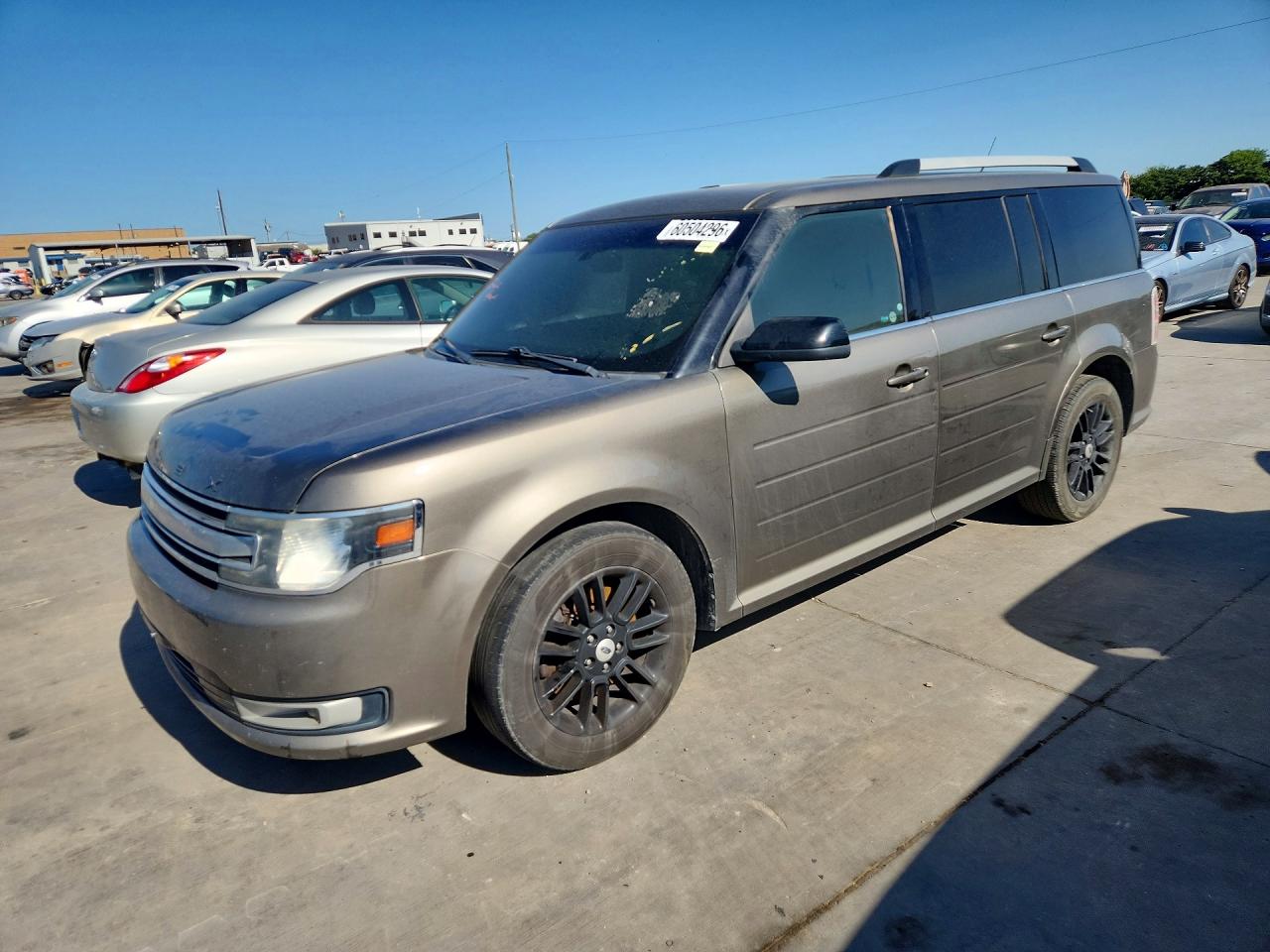 2014 Ford Flex SEL, VIN 2FMHK6C82EBD16311 — Interior fire