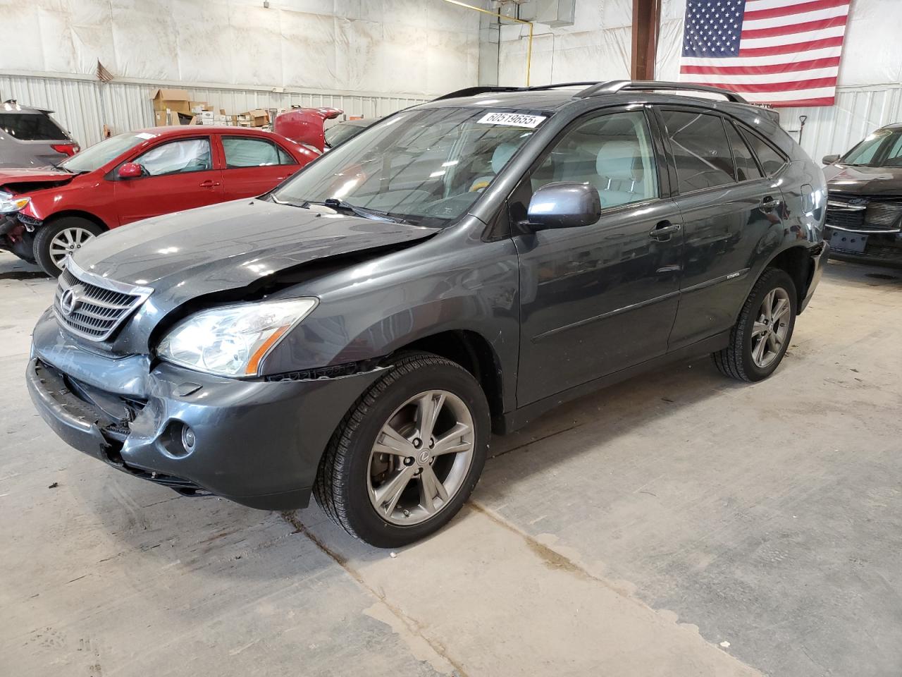 2007 Lexus RX 400h, VIN JTJHW31U272009458 — Frame damage