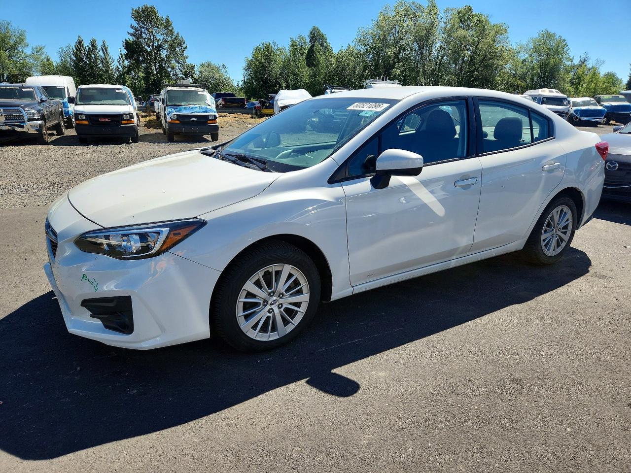 2017 Subaru Impreza Premium, VIN 4S3GKAB64H3618545 — Front end