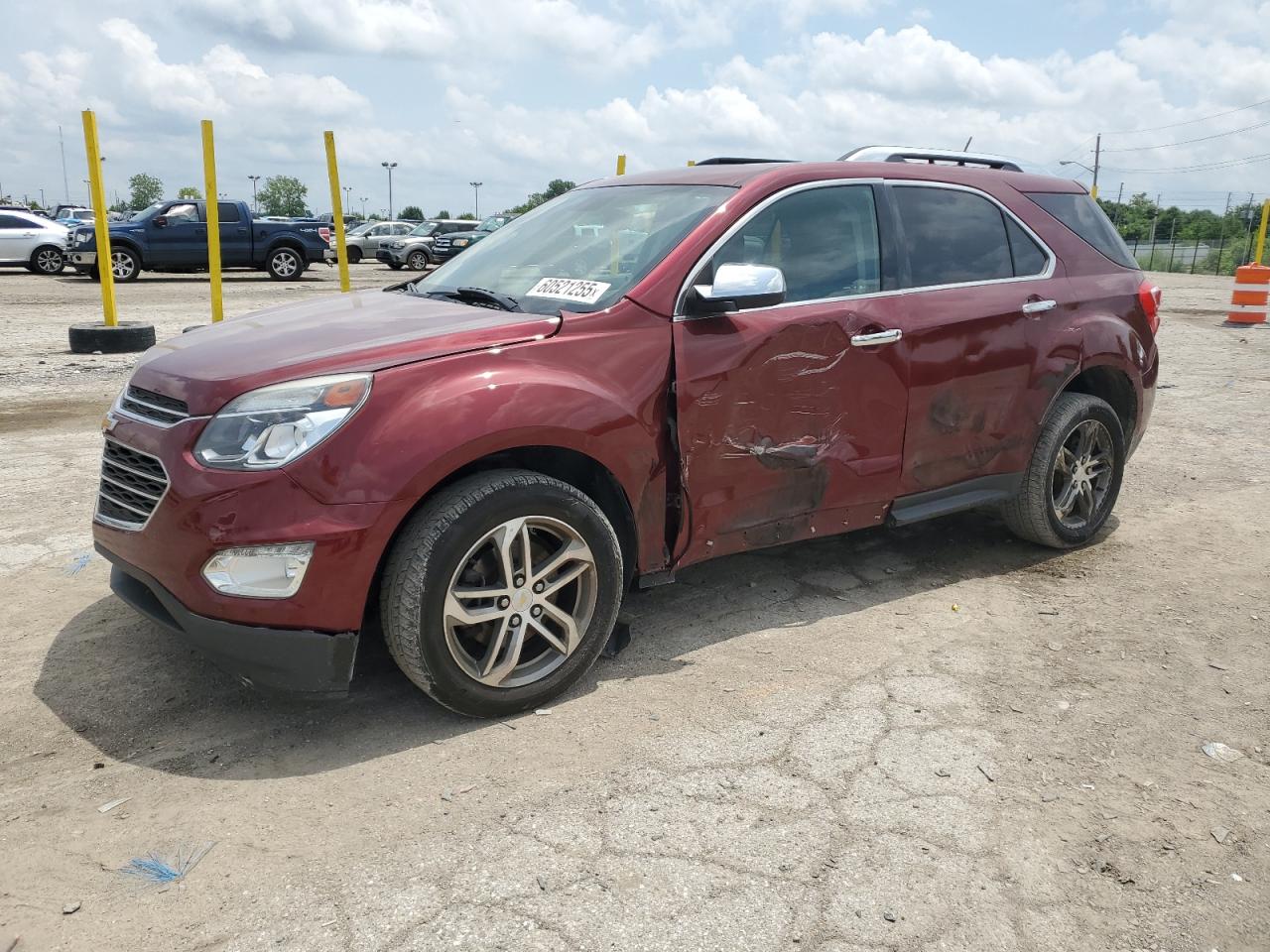 2016 Chevrolet Equinox LTZ, VIN 2GNALDEK6G6149132 — Side