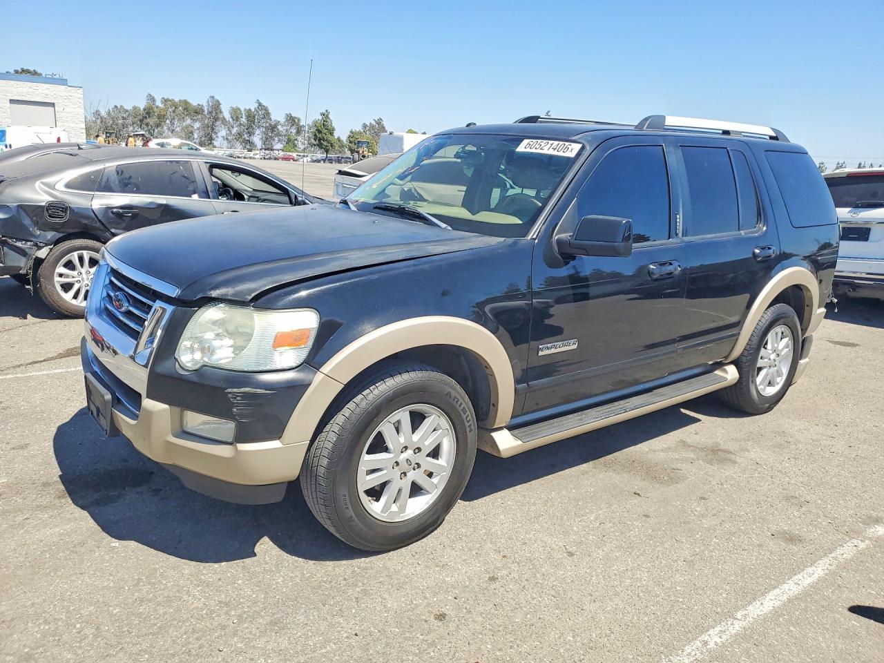 2007 Ford Explorer Eddie Bauer, VIN 1FMEU64E27UB25857 — Rear end