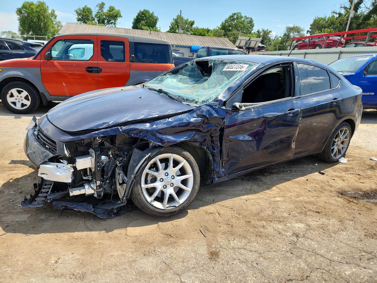 2015 Dodge Dart SXT, VIN 1C3CDFBB4FD213509 — Front end