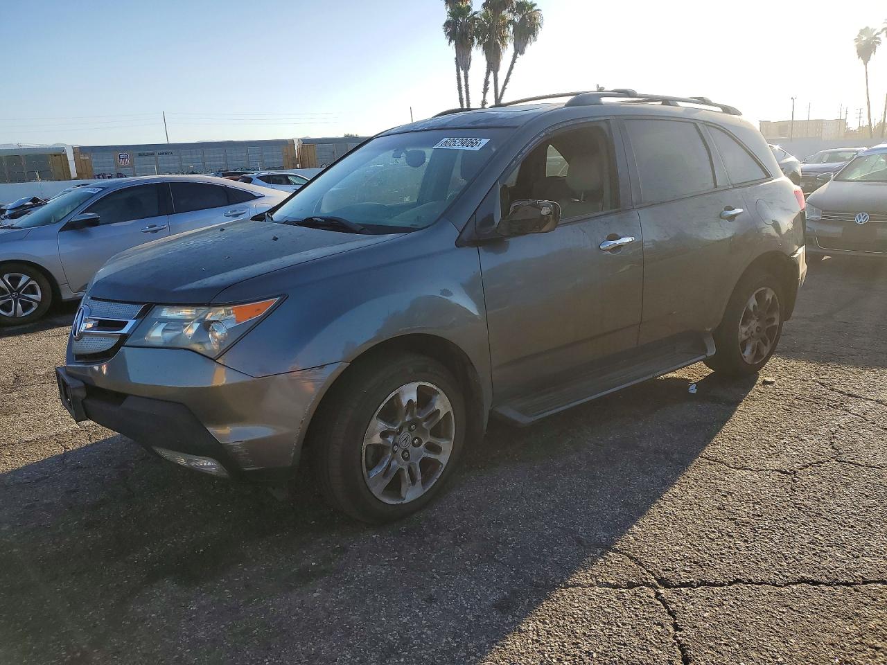 2007 Acura MDX Technology, VIN 2HNYD28457H507518 — Rear end