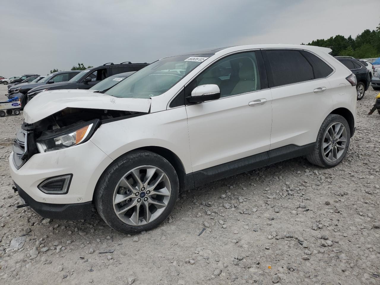 2017 Ford Edge Titanium, VIN 2FMPK4K89HBB88218 — Auction photo