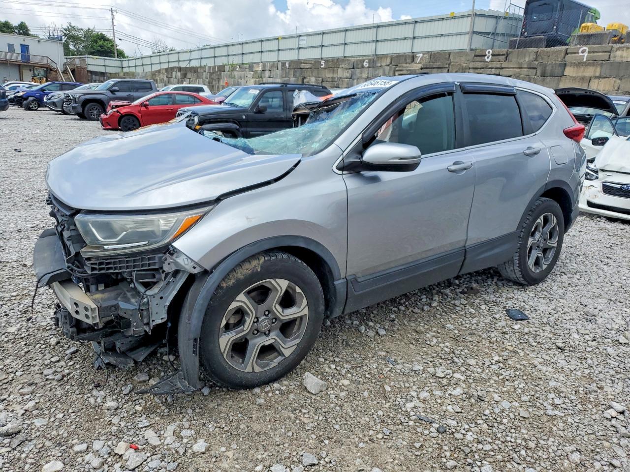 2018 Honda CR-V EX, VIN 2HKRW2H51JH699287 — Rollover