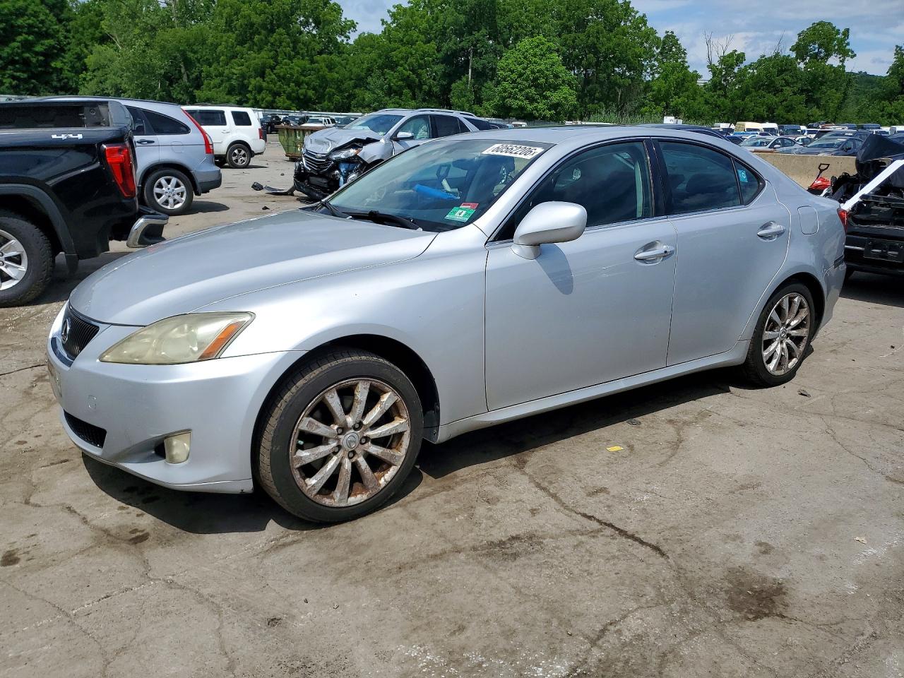 2008 Lexus IS 250, VIN JTHCK262782021910 — Зад
