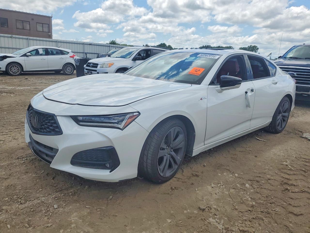 2021 Acura TLX w/A-Spec Package, VIN 19UUB5F53MA011538 — Vandalism