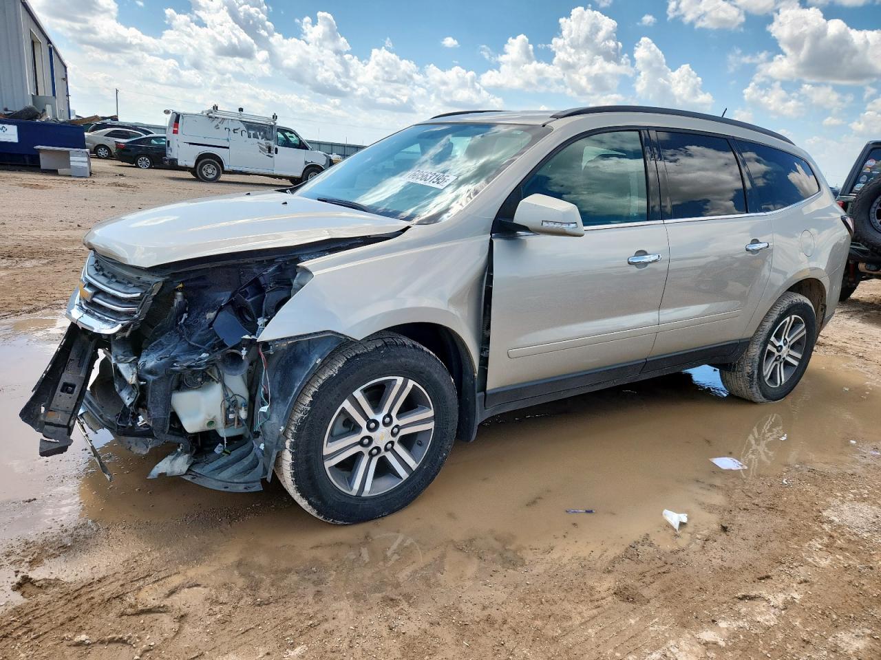2017 Chevrolet Traverse LT, VIN 1GNKVGKD6HJ219531 — Front end