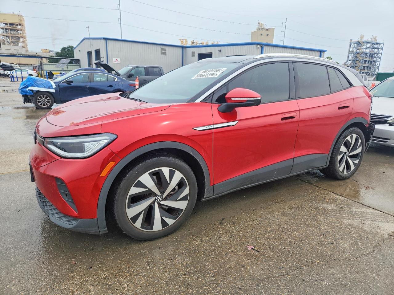 2021 Volkswagen ID.4 Pro S, VIN WVGKMPE22MP063898 — Rear end